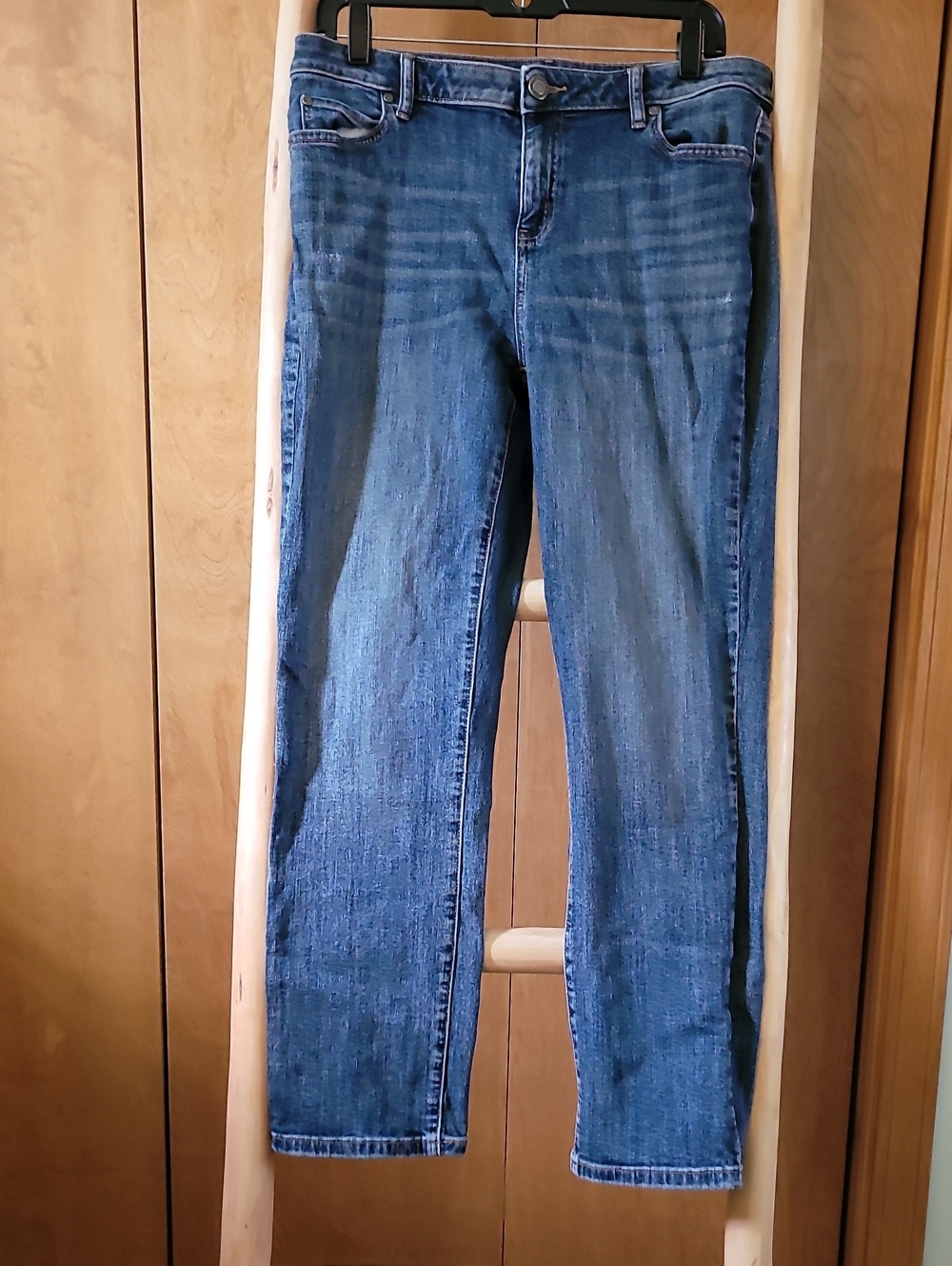 Simply Vera Vera Wang Straight-Leg Jeans in Classic Blue